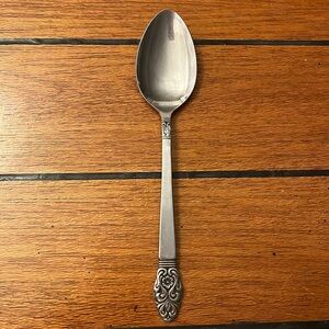 United Silver Co US133 Mid Century Modern flatware Soup Spoon (1)